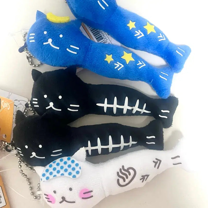 [BUNJANG] Shishamo Neko Yukio Acrylic Keychain / 세일 시샤모네코 열빙어 유키오 일본 키링 개당
