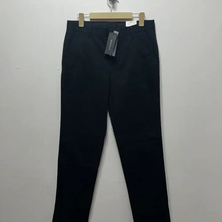 [BUNJANG] GIORDANO Cotton Pants Black Size 32 / 지오다노 면바지  블랙 새상품 32사이즈