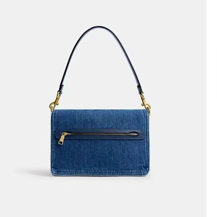 [BUNJANG] Coach Chain Tabby Shoulder Bag Deep Blue Denim / 코치 체인 태비 숄더백 [네이버가격 : 89만원]