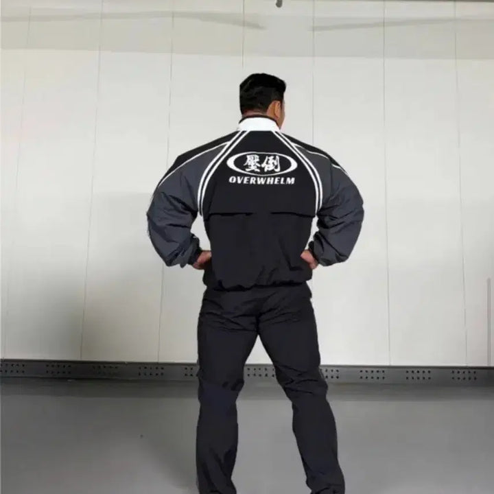 [BUNJANG] Apdo004 Black Training Set - Size M / 압도004 트레이닝복 세트