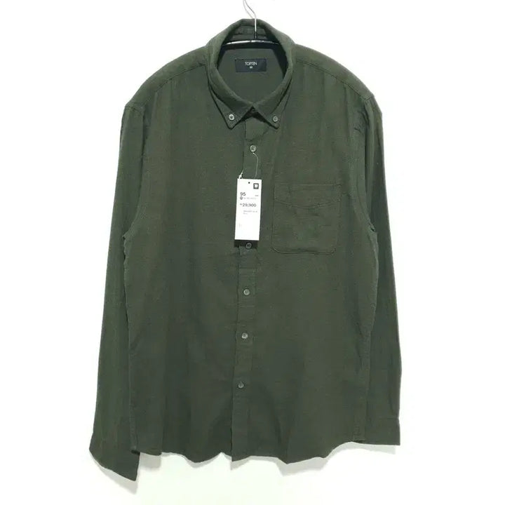 [BUNJANG] TOPTEN Flannel Button Down Shirt / 탑텐 플란넬 버튼 다운 셔츠 95_M1710