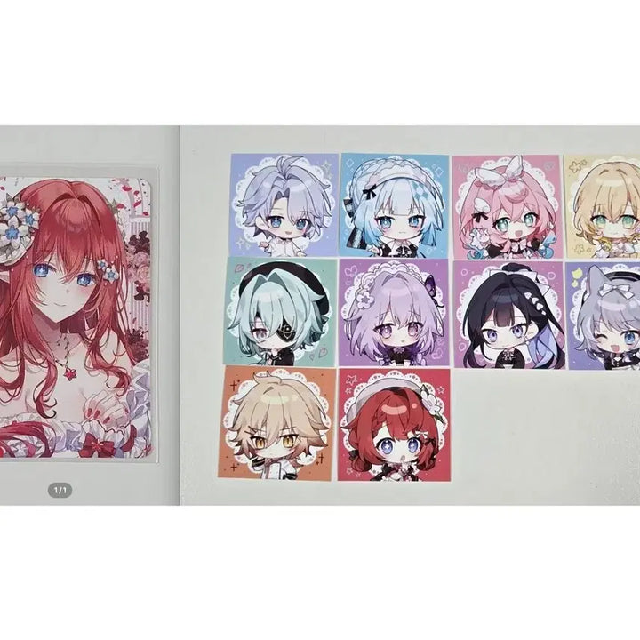 [BUNJANG] Honkai Star Rail Trisbios Photocard and Sticker Set / 말슈붕 ㅌㅇ님 붕괴 스타레일 특전 스티커, 트리스비오스 포카 일괄