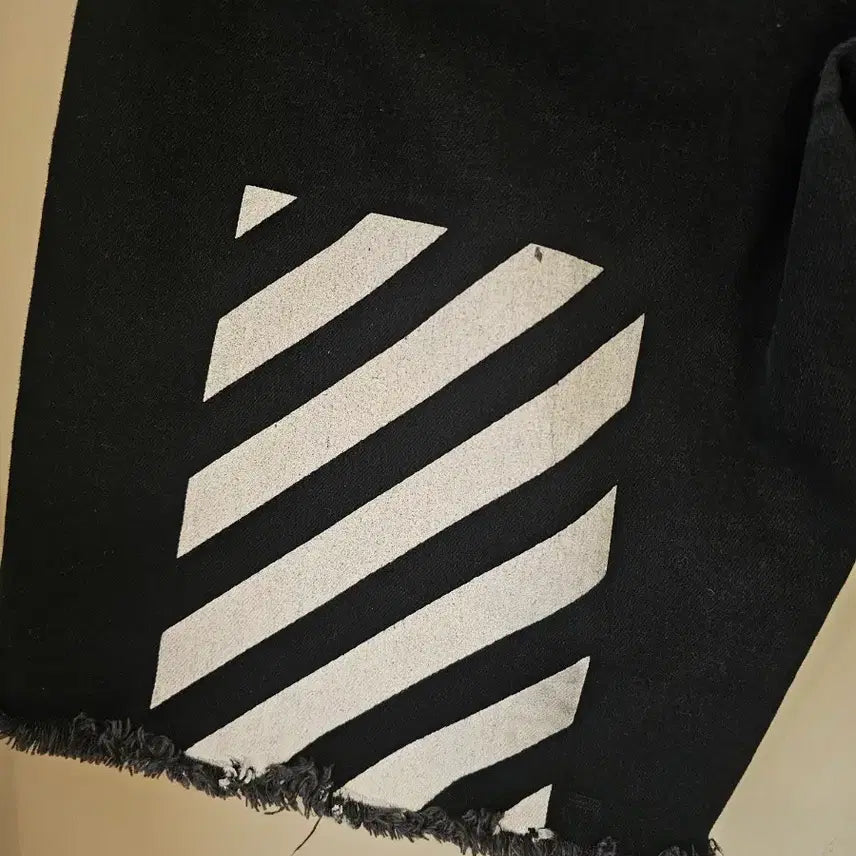 [BUNJANG] Off-White Black Denim Shorts Size 32 / [정품] 오프화이트 블랙 데님 반바지 32