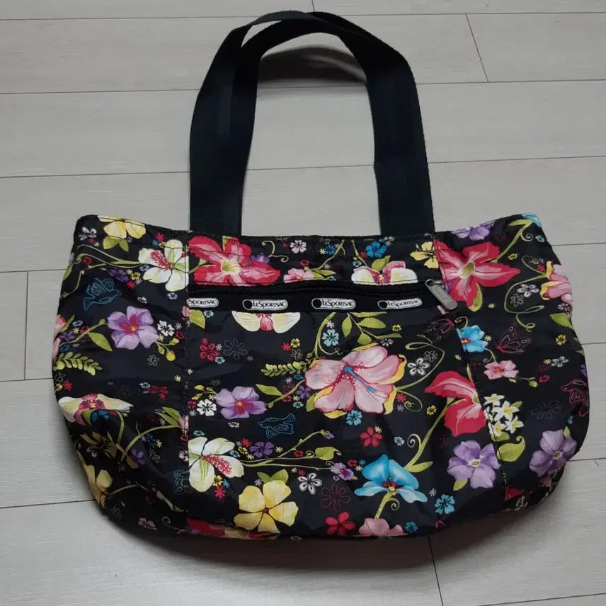 [BUNJANG] Lesportsac Flower Pattern Tote Bag / 레스포삭 플라워 패턴 토트백