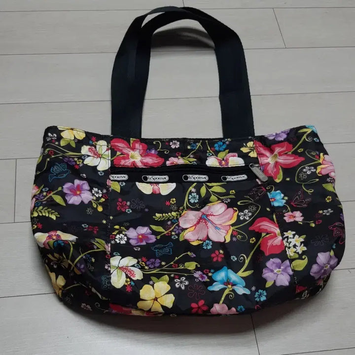 [BUNJANG] Lesportsac Flower Pattern Tote Bag / 레스포삭 플라워 패턴 토트백