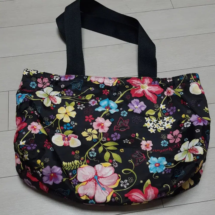 [BUNJANG] Lesportsac Flower Pattern Tote Bag / 레스포삭 플라워 패턴 토트백