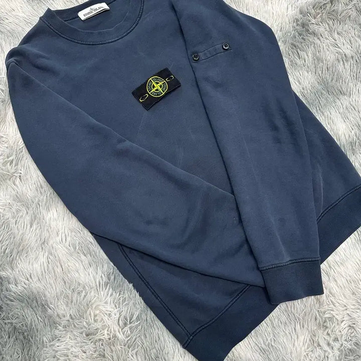 [BUNJANG] Stone Island Sweatshirt Navy M Size / [M Size] 스톤아일랜드 맨투맨