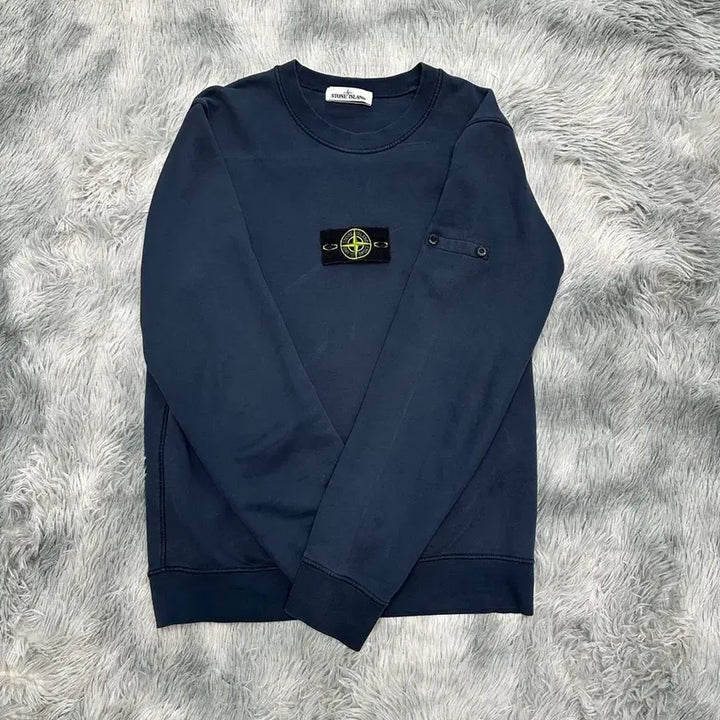 [BUNJANG] Stone Island Crewneck Sweatshirt Navy M / [M Size] 스톤아일랜드 맨투맨