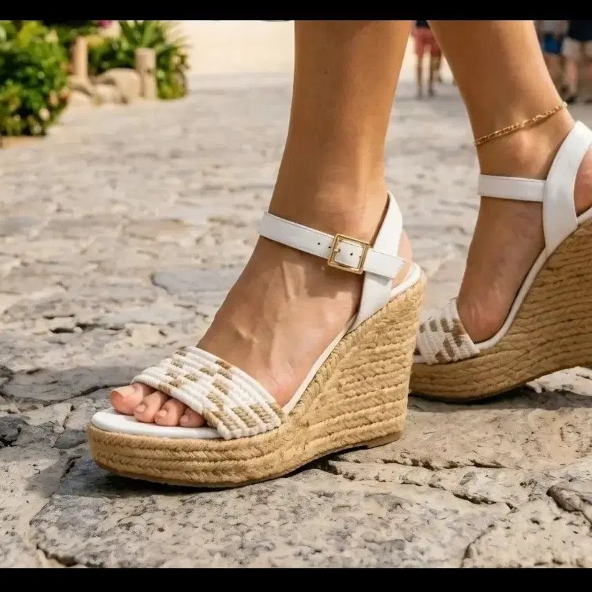 [BUNJANG] Jimmy Choo Wedge Sandals / 지미추 웨지힐 [택포]