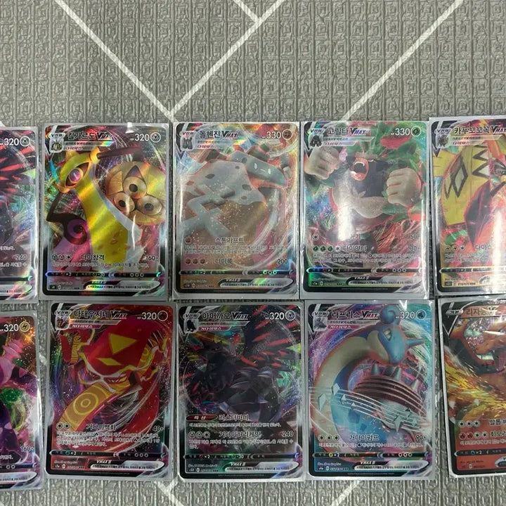 [BUNJANG] Assorted Pokemon Cards (SR, EX, GX, V, VMAX) / 포켓몬카드(SR/EX/GX/V/VMAX)