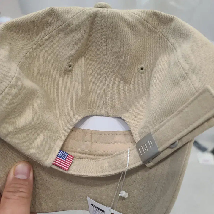 [BUNJANG] EBBETS FIELD Beige Logo Ball Cap / 이벳필드 모자 새상품  팝니다.