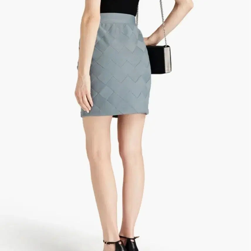 [SOLD OUT] 에르베레제 herve leger 위빙패턴스커트 L