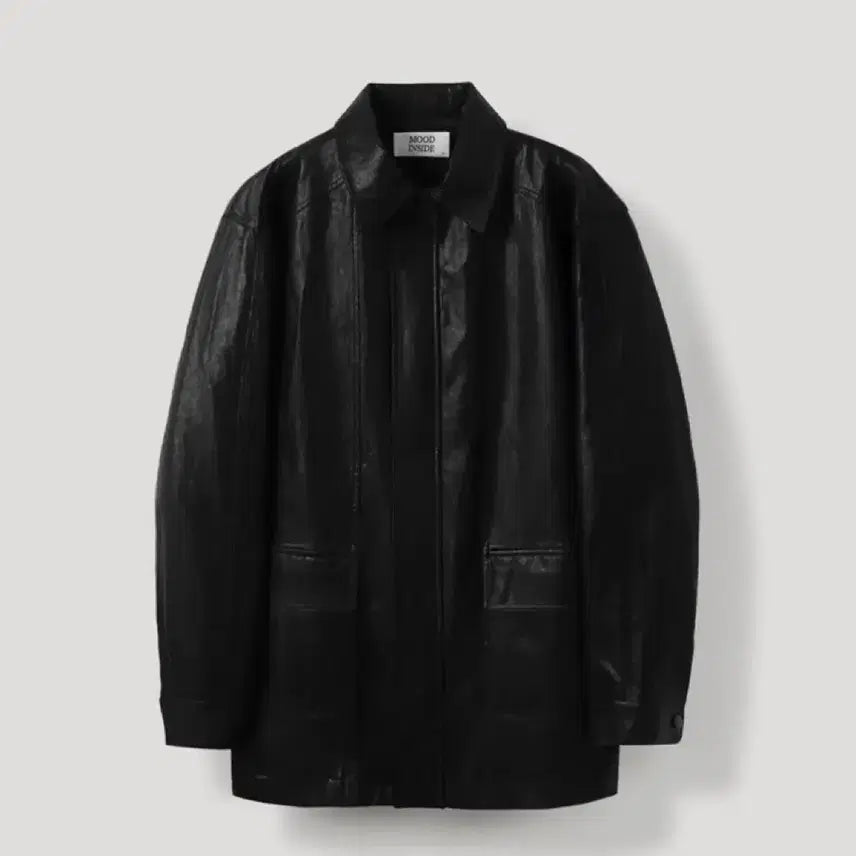[BUNJANG] Mood Inside Leather Cargo Coat / 무드인사이드 레더 카코트