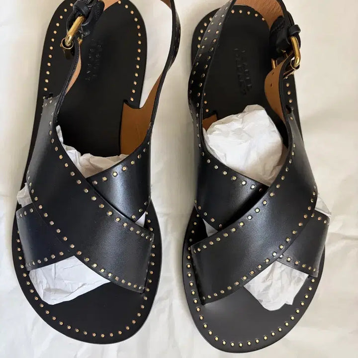 [BUNJANG] Isabel Marant Jane Iconic Sandals Black / (새상품) 이자벨마랑 제인 아이코닉 샌들 블랙 37