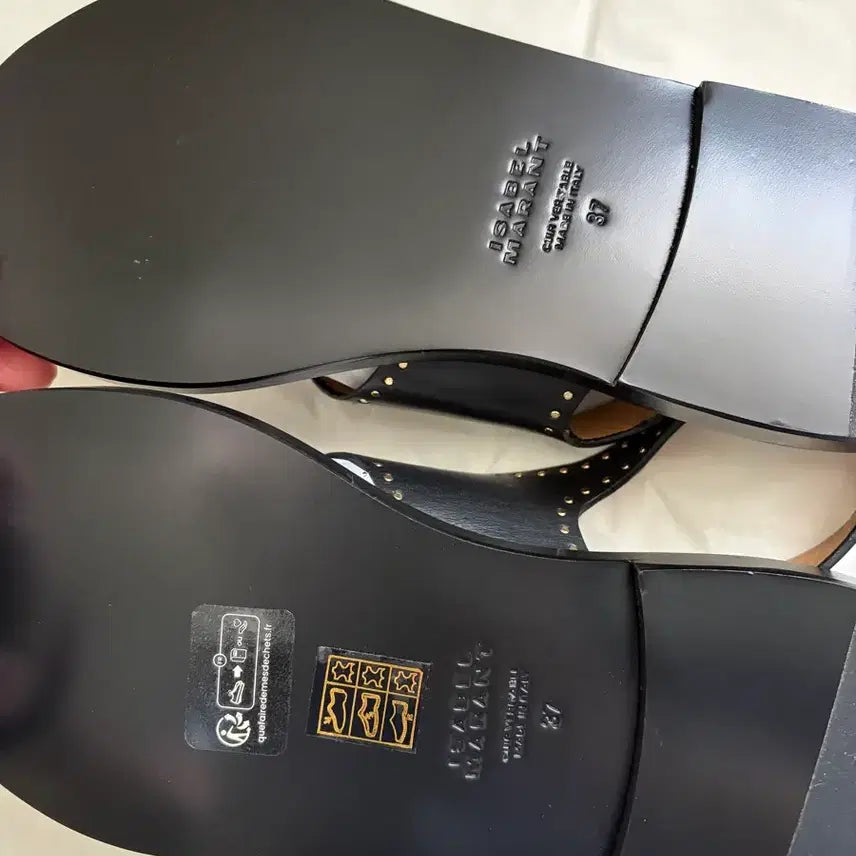 [BUNJANG] Isabel Marant Jane Iconic Sandals Black / (새상품) 이자벨마랑 제인 아이코닉 샌들 블랙 37