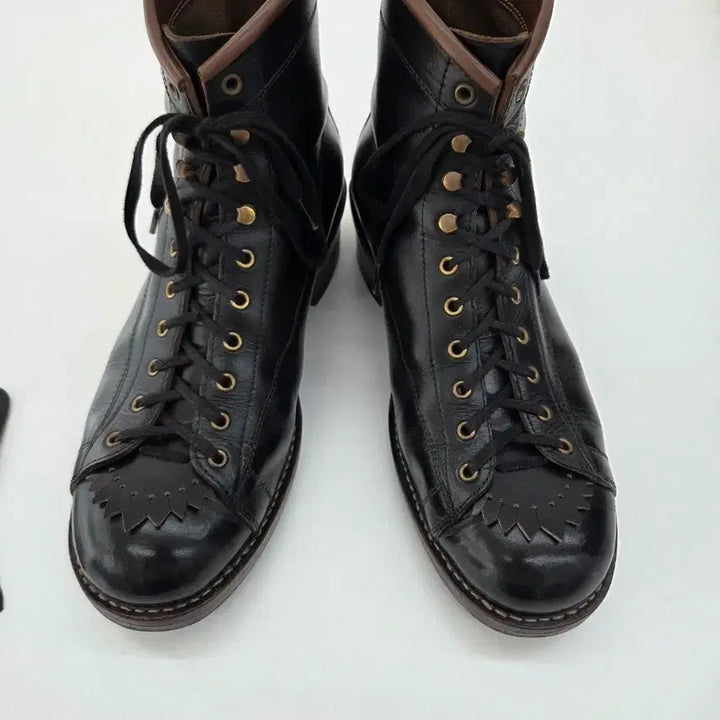 [BUNJANG] RootOne Monkey Boots Black Leather Size 275 / 루트원 슈즈 몽키부츠 275