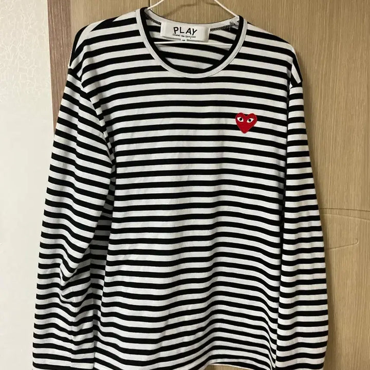 [BUNJANG] Comme des Garçons Striped Long Sleeve T-Shirt / 꼼데가르송 스트라이프 긴팔티