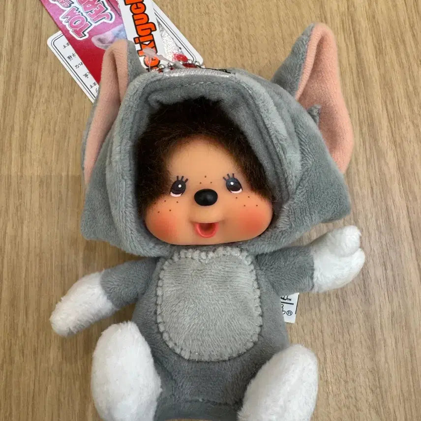 [BUNJANG] Tom and Jerry Monchhichi Keychain / 톰과 제리 몬치치 키링