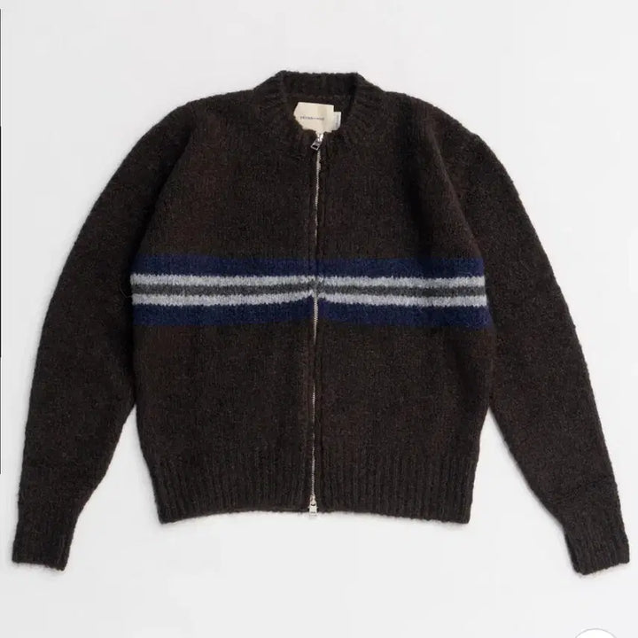 [BUNJANG] Paloma Wool Penalty Zip Brown / [xs] 팔로마울 페널티집 브라운