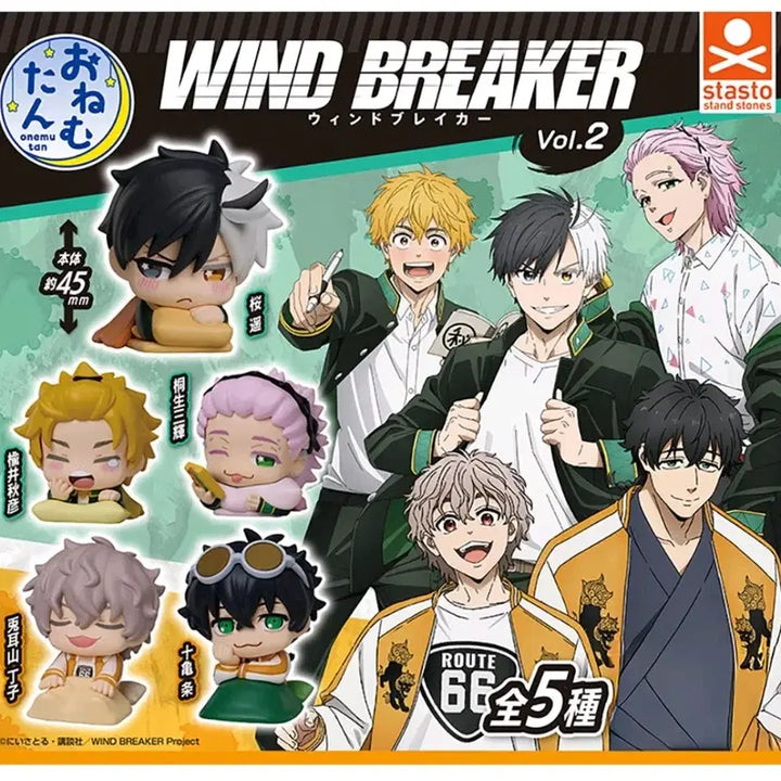 [BUNJANG] Wind Breaker Onemutan Vol. 2 Gacha Capsule Full Set (5 Types) / (새상품) 윈드브레이커 오네무탄 vol.2 가차캡슐 5종풀셋