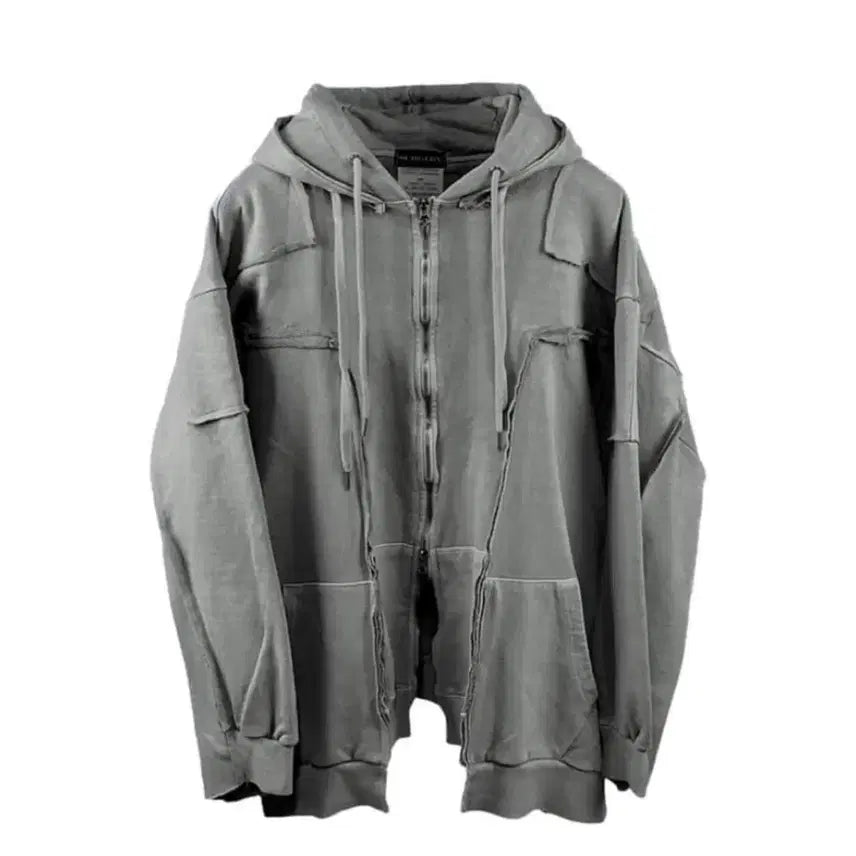 [SOLD OUT] 써저리 리메이크 오버 피그먼드 후드집업 그레이