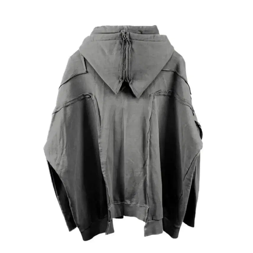 [SOLD OUT] 써저리 리메이크 오버 피그먼드 후드집업 그레이