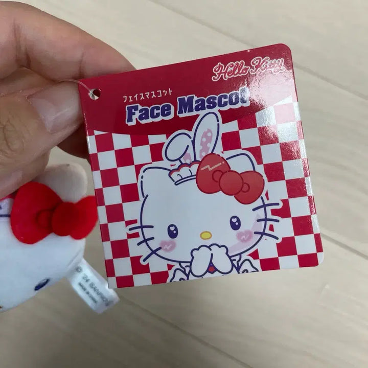 [BUNJANG] Hello Kitty Face Mascot with Bunny Ear Headband / 키티 페이스 마스코트