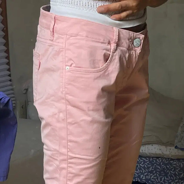 [BUNJANG] CHEYENNE Baby Pink Pants / CHEYENNE 베이비핑크 팬츠
