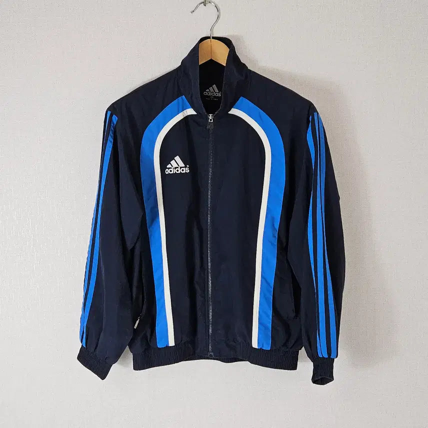 [BUNJANG] Adidas 90s Old School Windbreaker Track Jacket Jersey / 90s 아디다스 올드스쿨 바람막이 자켓 져지 트랙탑 윈드브레이커 95