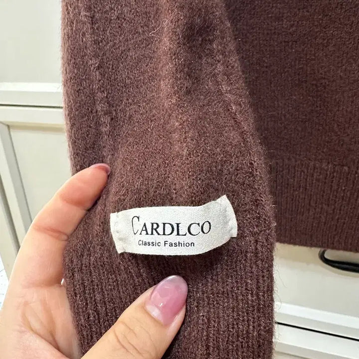 [BUNJANG] Round Brown Knit Sweater / (새상품) 라운드 브라운 니트