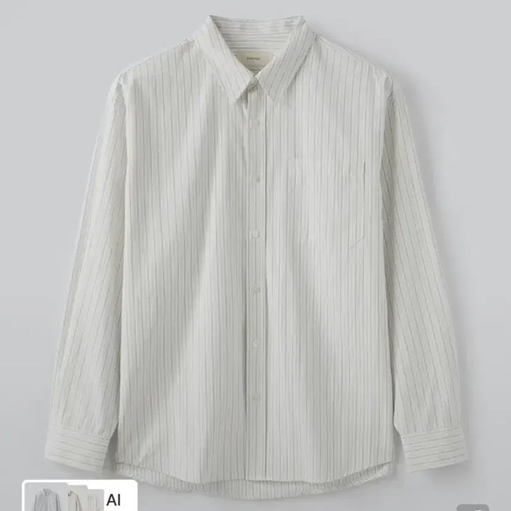 [BUNJANG] FAVELEGA Lauren Stripe Shirt White Size 2 / 파브레가 로렌 스트라이프 셔츠 화이트 2사이즈