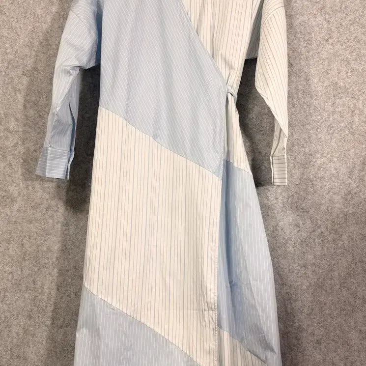 [BUNJANG] COS Blue Stripe Shirt Dress / COS 코스 블루 스트라이프 셔츠 원피스 S