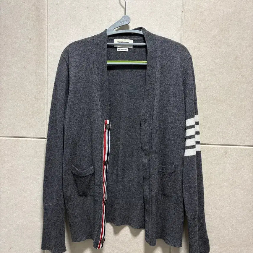 [BUNJANG] Thom Browne Grey Cardigan Size 4 / 급처) 정품 톰브라운 그레이 가디건 4사이즈 실착 3회
