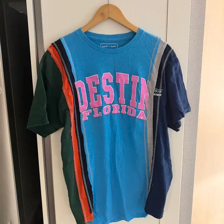 [BUNJANG] Rebuild by Needles Patchwork T-Shirt / 리빌드 바이 니들스 반팔 티셔츠