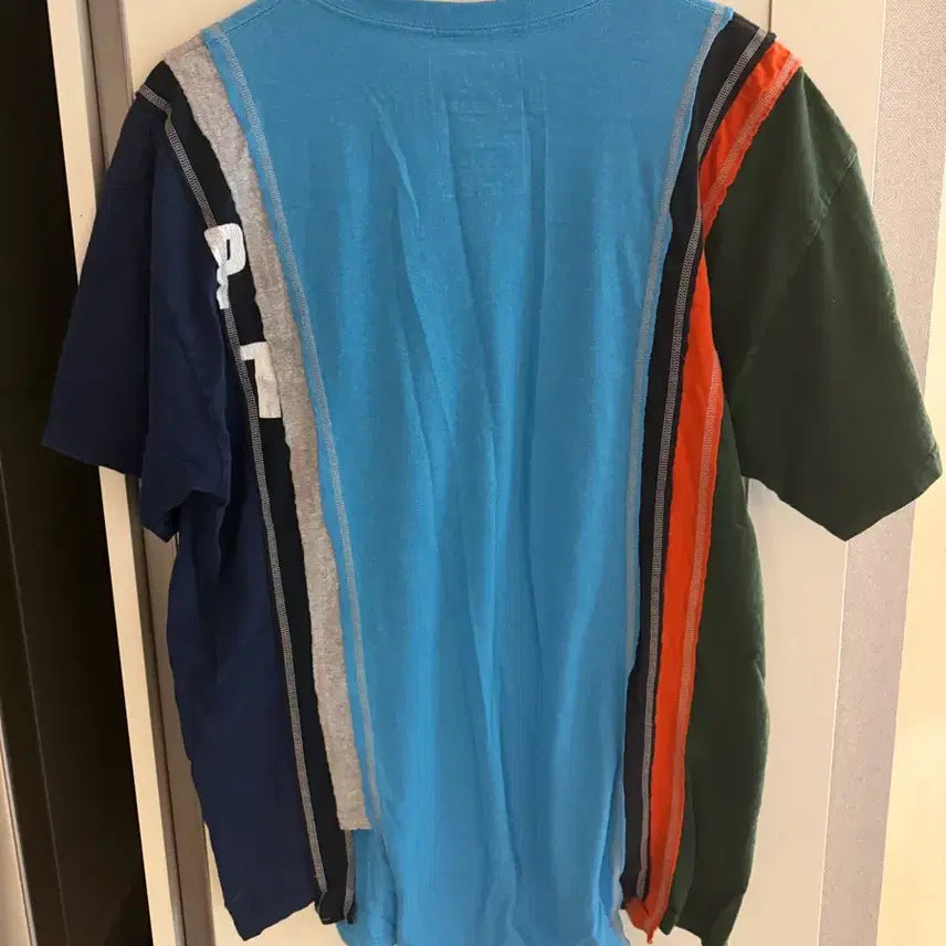 [BUNJANG] Rebuild by Needles Patchwork T-Shirt / 리빌드 바이 니들스 반팔 티셔츠