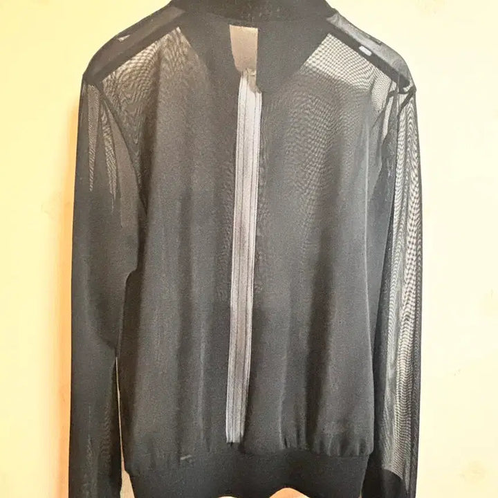 [BUNJANG] Black Mesh Jacket Jumper / 블랙 망사 메쉬 자켓 점퍼