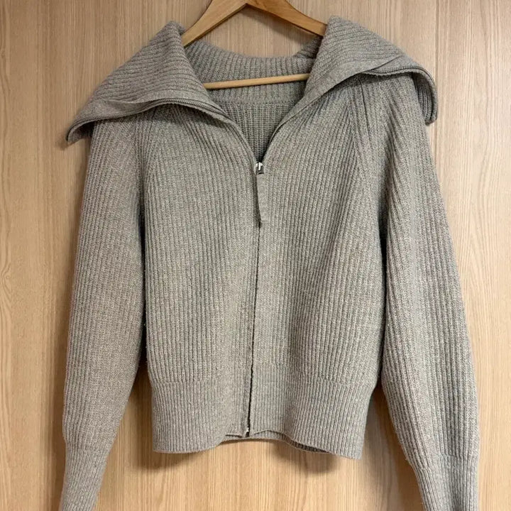 [BUNJANG] Knit Zip-Up / 니트 집업