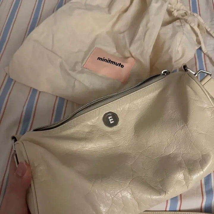 [BUNJANG] MinuteMute Brett Bag Ivory Canvas / 미닛뮤트 브렛백 아이보리