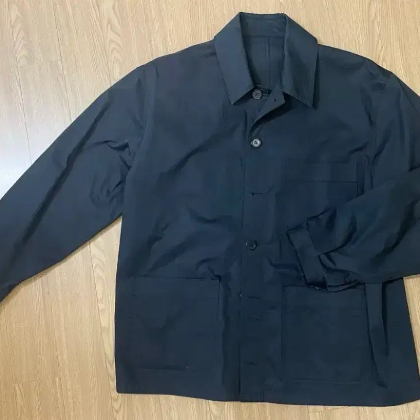 [BUNJANG] Steady Every Wear Light Work Shirts Jacket Dark Navy Size 2 / 스테디에브리웨어 라이트워크셔츠자켓 다크네이비(2)