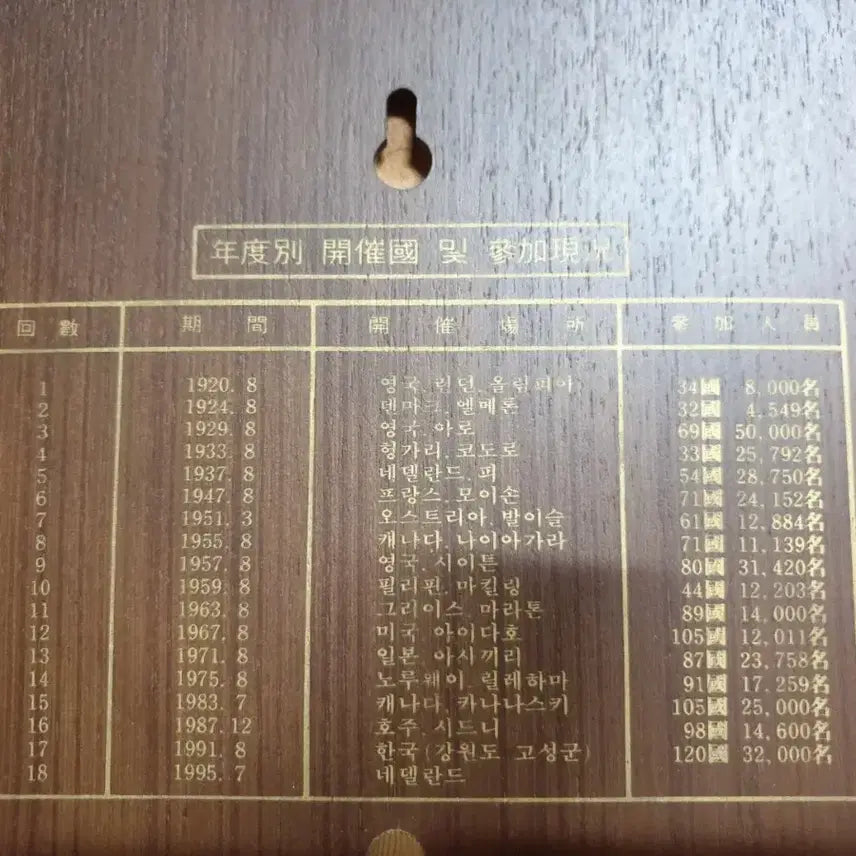 [BUNJANG] 1991 17th World Jamboree Commemorative Frame with Pins / 세계 잼버리개최기념액자