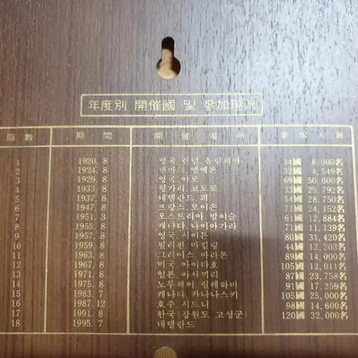 [BUNJANG] 1991 17th World Jamboree Commemorative Frame with Pins / 세계 잼버리개최기념액자