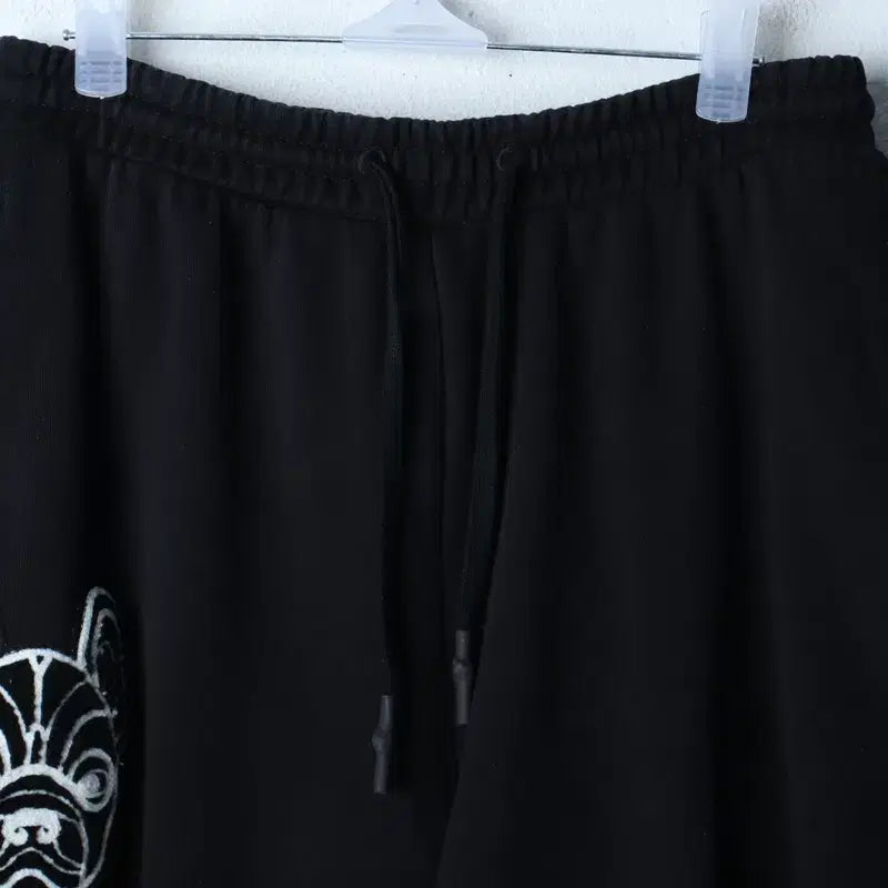 [BUNJANG] LifeWork Big Logo Jogger Training Pants Black / (S-M) 라이프워크 트레이닝복 바지 빅로고 조거 블랙 풀오버-2621