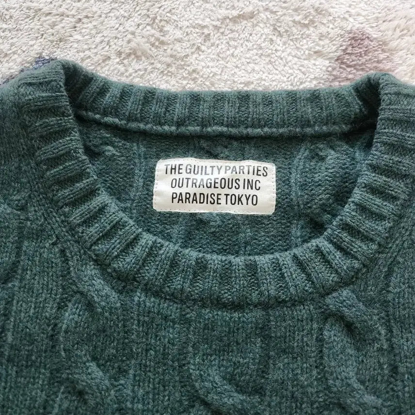 [BUNJANG] Wackomaria 16FW Wool Knit / 16fw 와코마리아 울 니트