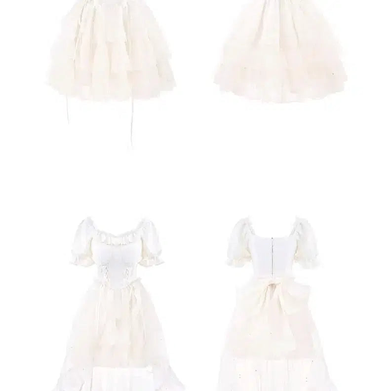 [BUNJANG] M Size Graduation Dress with Veil / 졸업사진