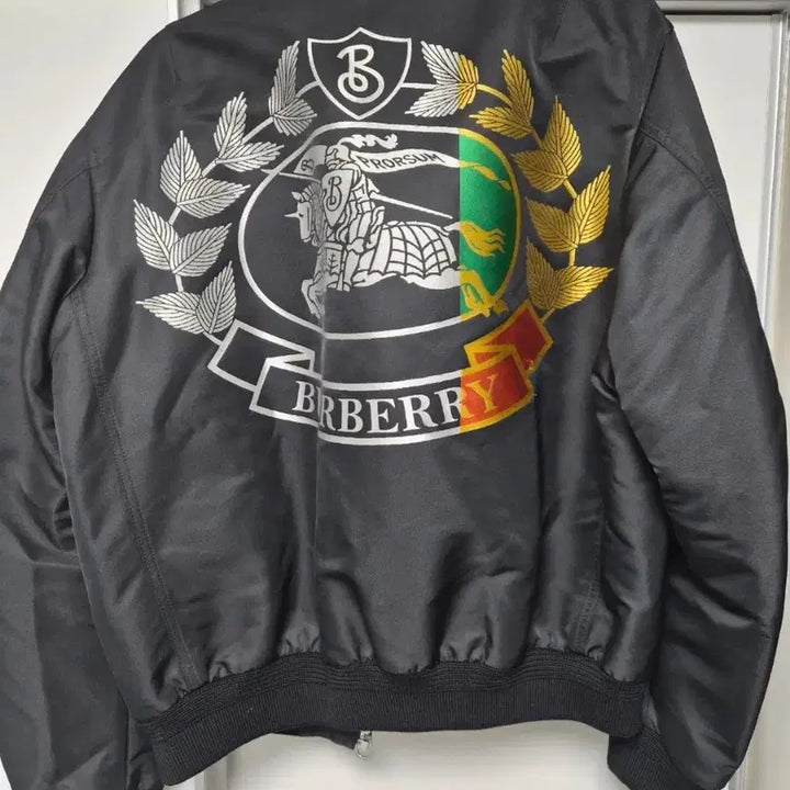 [BUNJANG] Burberry MA-1 Blouson Jacket Black Size 48 / 버버리 마원 48사이즈