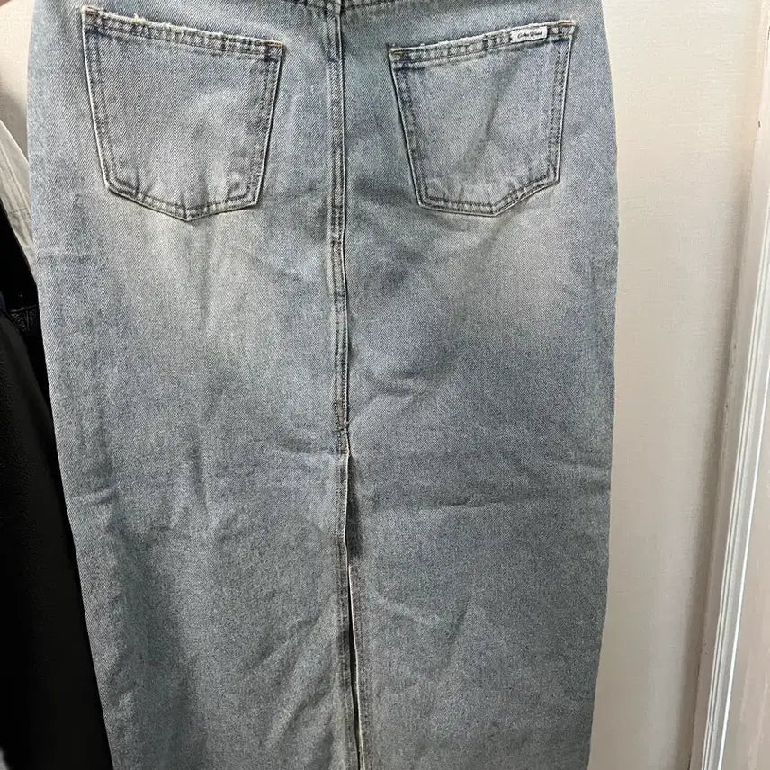 [BUNJANG] Long Denim Skirt (Small, New) / 롱데님스커트(스몰,새상품)