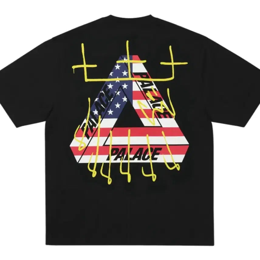 [BUNJANG] Palace King Tri T-Shirt / 팔라스 킹 트라이 반팔 티셔츠 S L XL