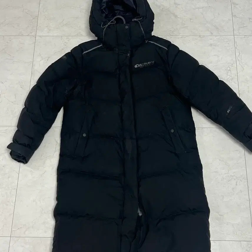 [BUNJANG] Discovery Long Padding Black / 디스커버리 롱패딩 블랠