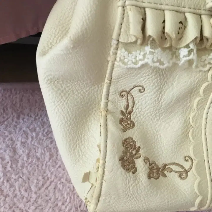 [BUNJANG] Liz Lisa Ivory Ribbon Bag / 리즈리사 대대장 아이보리 리본 백 히메갸루 히메카지