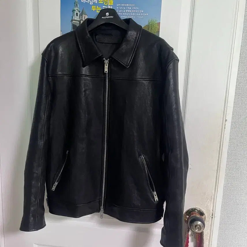[BUNJANG] Noir Larmes JK8 Leather Jacket Black Size 48 / [48] 느와르라르메스 jk8